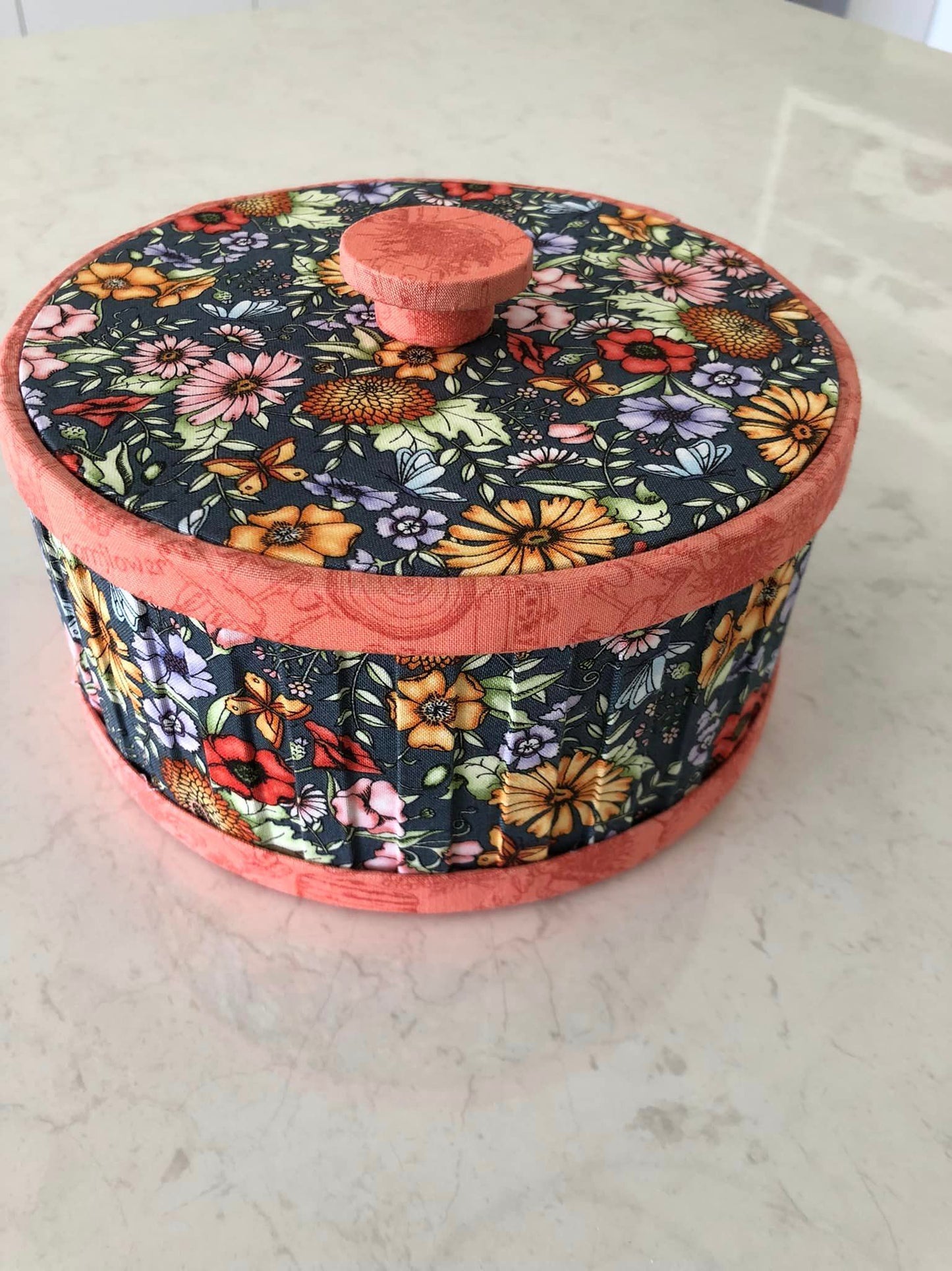 Cartonnage Kit - Round Box with Fluted Sides