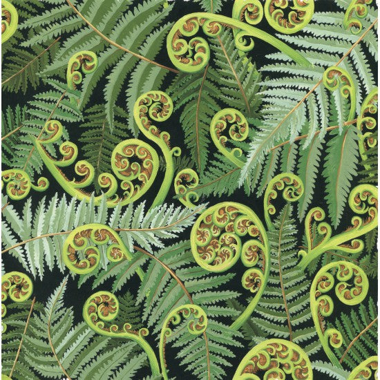 Kiwiana Koru Frond Fabric