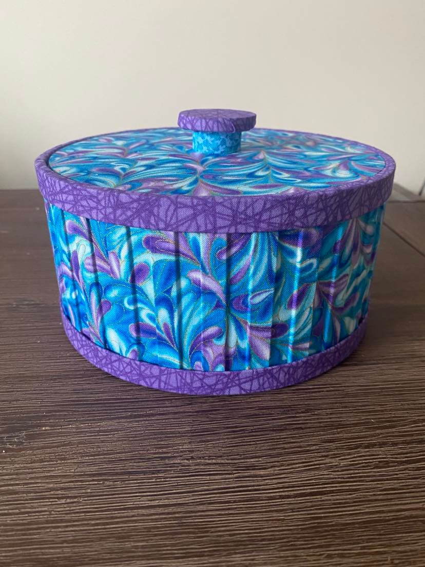 Cartonnage Kit - Round Box with Fluted Sides