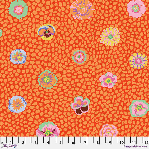 Kaffe Fassett Remnants - Guinea Flower Apricot