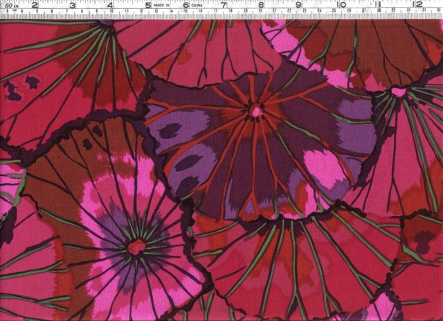 Kaffe Fassett Remnants - Lotus Leaf Hot Pink