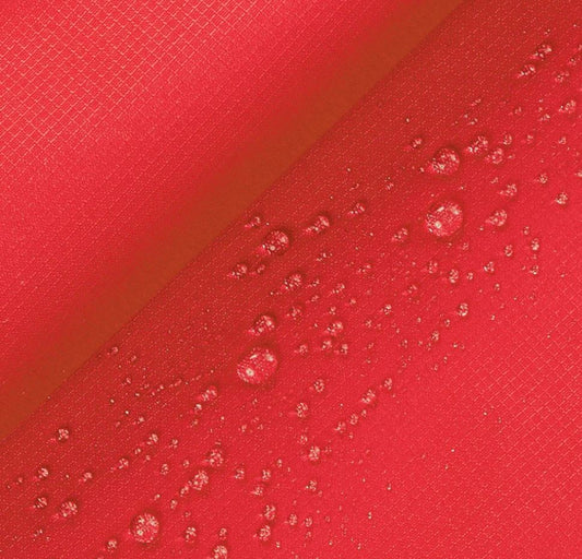 Ottertex Waterproof 200 Denier PU Coated Polyester Ripstop - Red