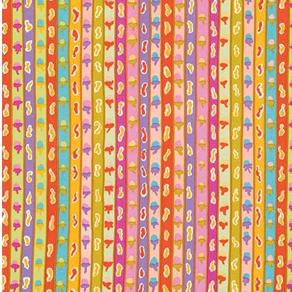 Kaffe Fassett Remnants - Ribbon Stripe Yellow