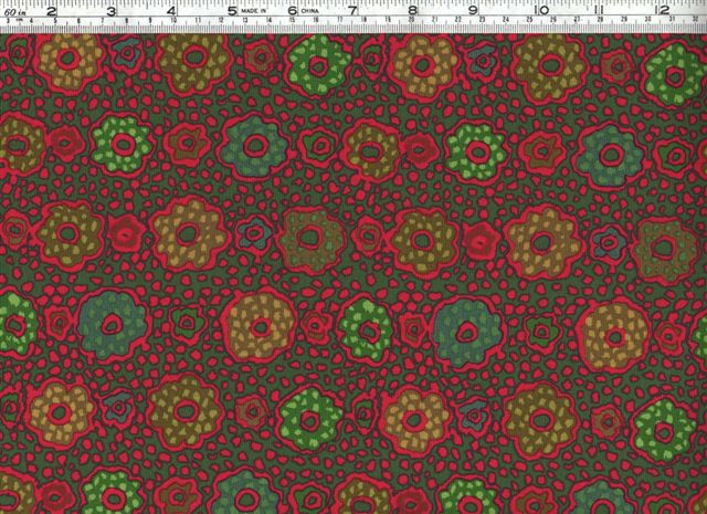 Kaffe Fassett Remnants - Samarkand Red & Green