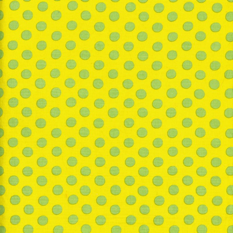 Kaffe Fassett Remnants - Spots Yellow & Lime