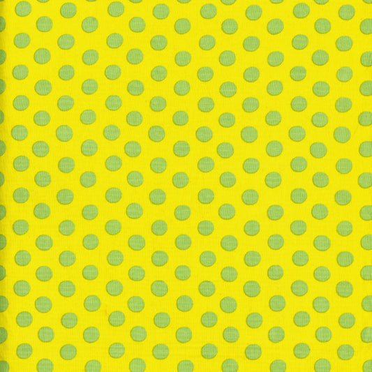 Kaffe Fassett Remnants - Spots Yellow & Lime