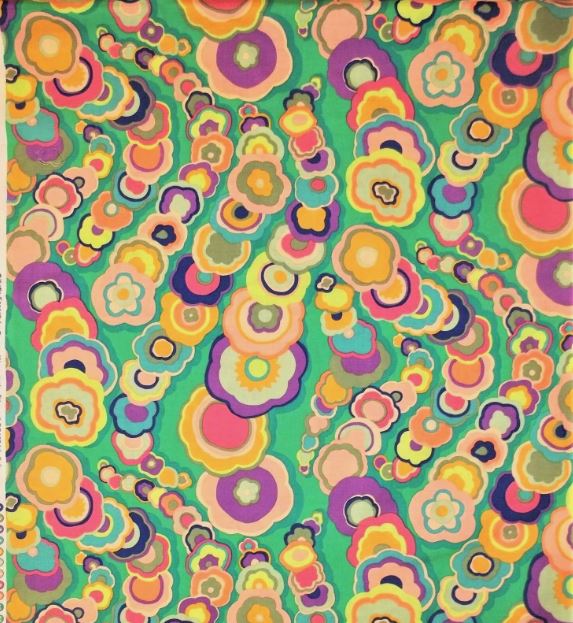 Kaffe Fassett Remnants - Kite Tails Green