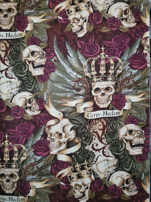 Alexander Henry Fabrics 8491B Royal - Vintage