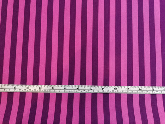 Tula Pink True Colours Fabric Tent Stripe - Foxglove